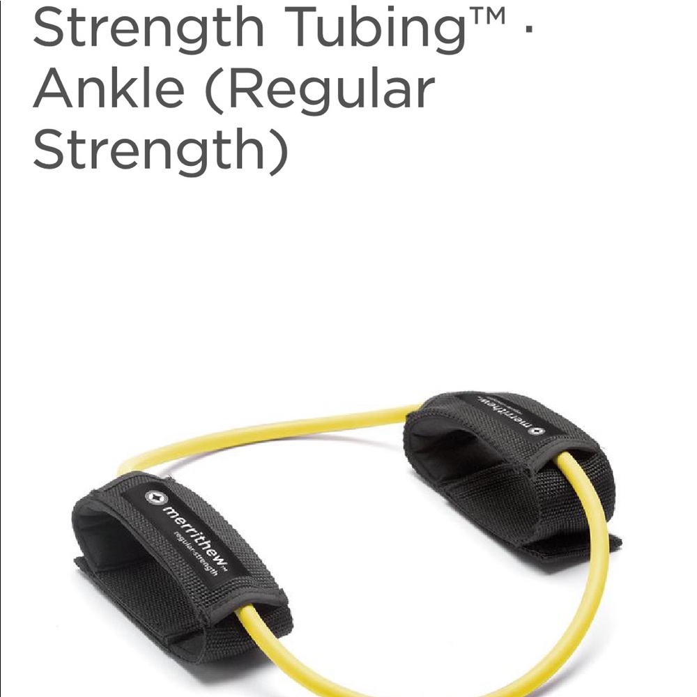 Regular strength workout (exercise) tubing- comes in red, too!
